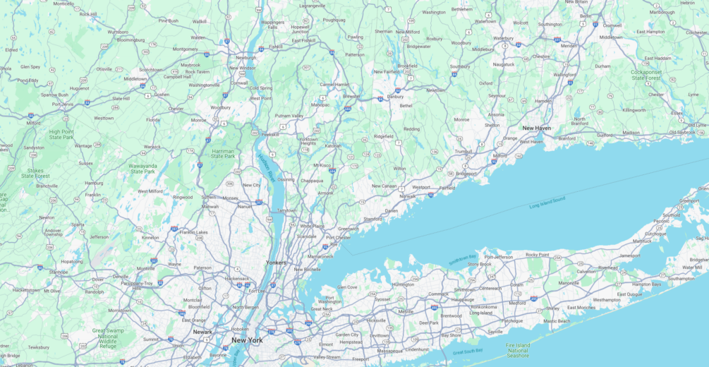 Tri State Area Map