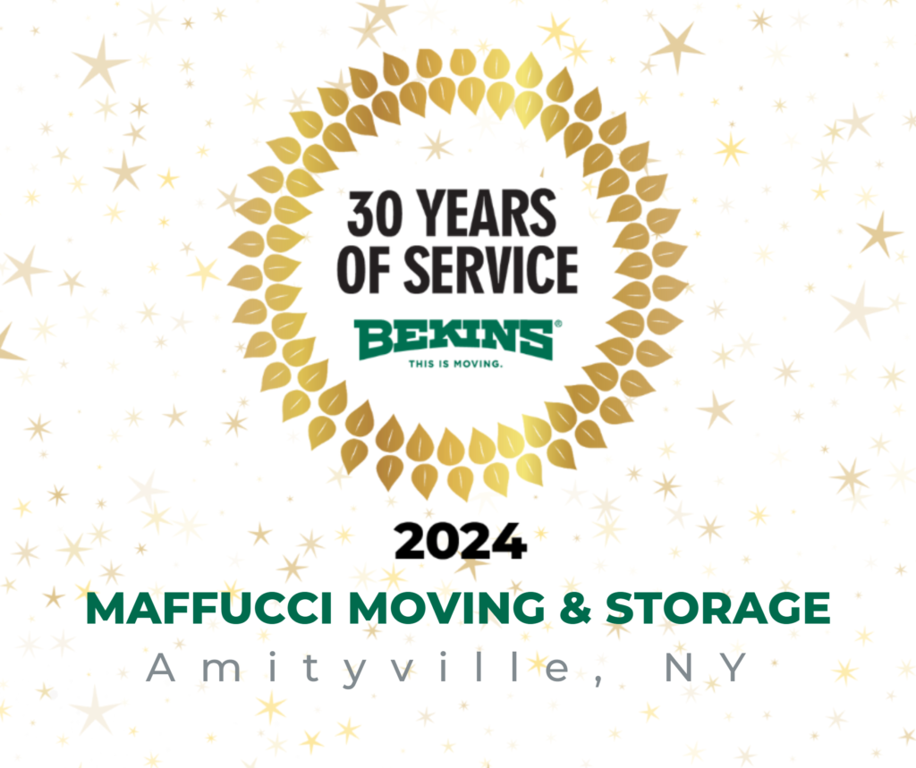 30 Years of Service Maffucci Moving & Storage